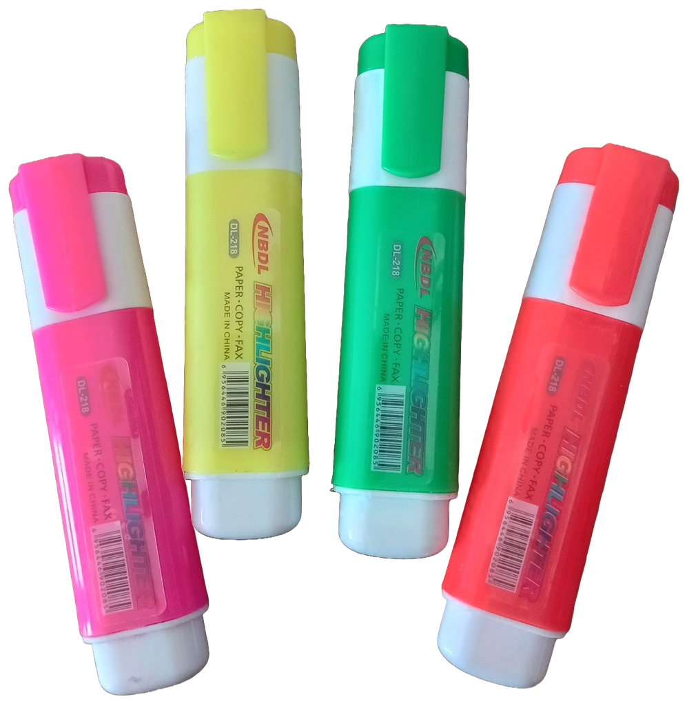 STYLO FLUOR. POCH/4 NBDL