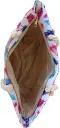 Sac de plage épaulière corde souple (Plumes roses et bleus)