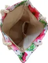 Sac de plage épaulière corde souple (Plumes roses et bleus) (copie)