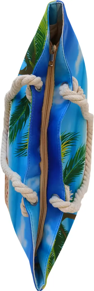 Sac de plage épaulière corde souple (Chapeau lunette Bahamas)
