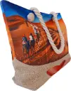 Sac de plage épaulière corde souple (Chapeau lunette Bahamas)