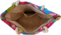 Sac de plage épaulière corde souple (Plumes roses et bleus) (copie)