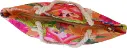 Sac de plage épaulière corde souple (Plumes roses et bleus) (copie)
