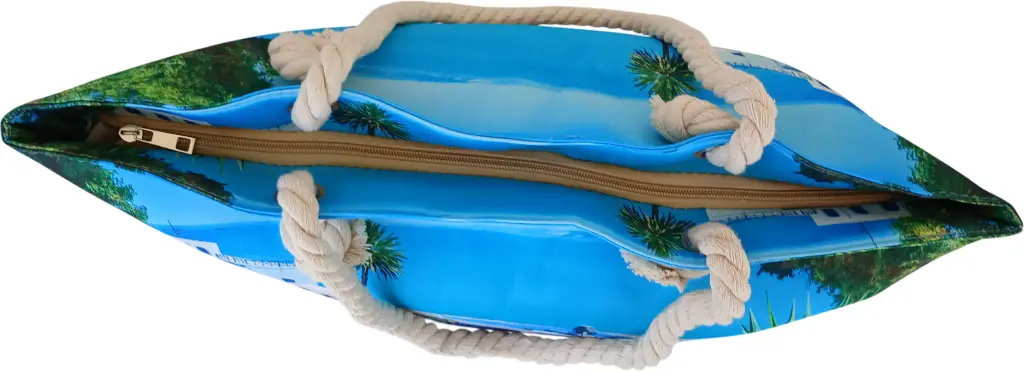 Sac de plage épaulière corde souple (Chapeau lunette Bahamas)