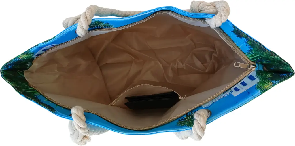 Sac de plage épaulière corde souple (Chapeau lunette Bahamas)