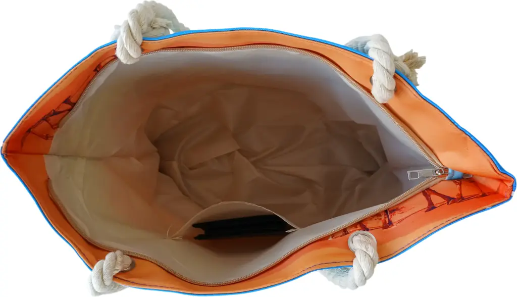 Sac de plage épaulière corde souple (Chapeau lunette Bahamas)