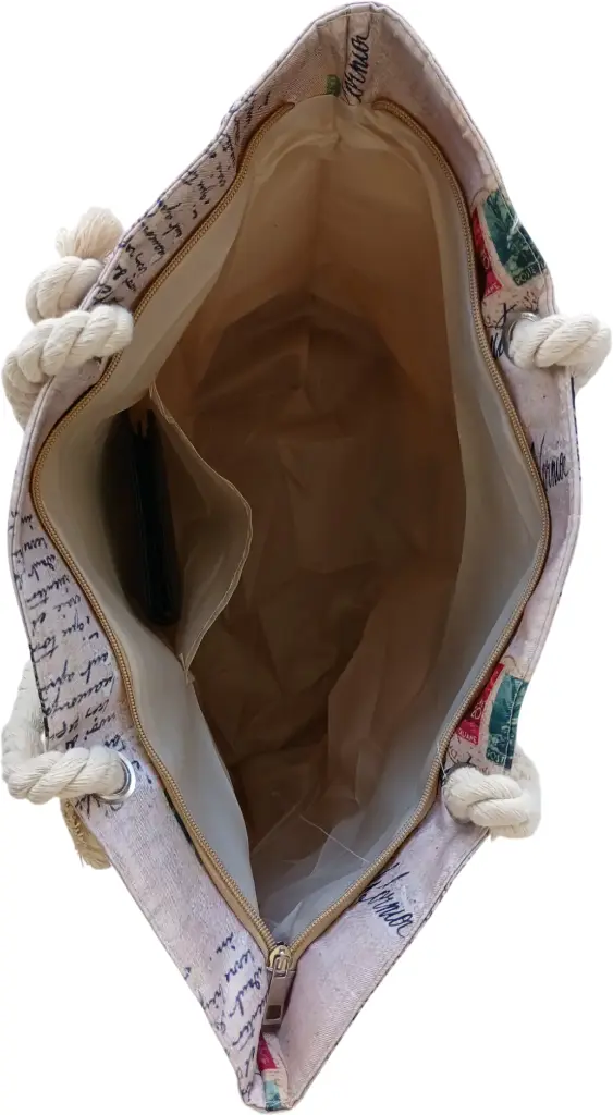 Sac de plage épaulière corde souple (Chapeau lunette Bahamas)