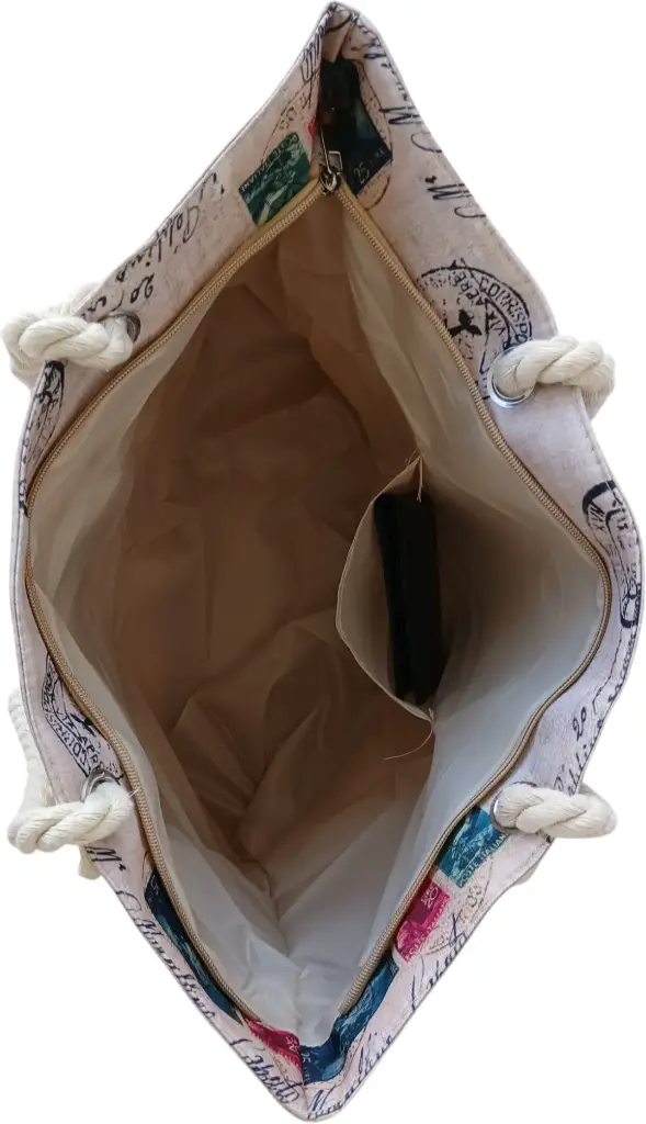 Sac de plage épaulière corde souple (Chapeau lunette Bahamas)