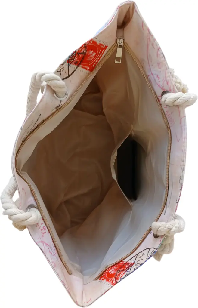Sac de plage épaulière corde souple (Chapeau lunette Bahamas)