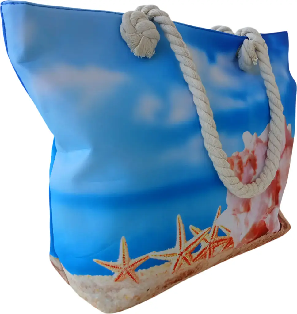 Sac de plage épaulière corde souple (Chapeau lunette Bahamas)