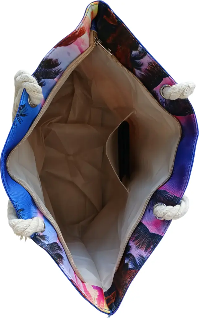 Sac de plage épaulière corde souple (Chapeau lunette Bahamas)