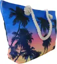 Sac de plage épaulière corde souple (Chapeau lunette Bahamas)