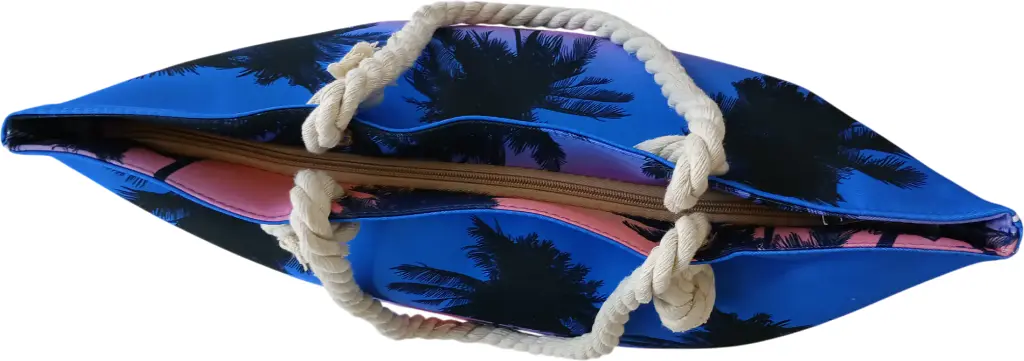 Sac de plage épaulière corde souple (Chapeau lunette Bahamas)