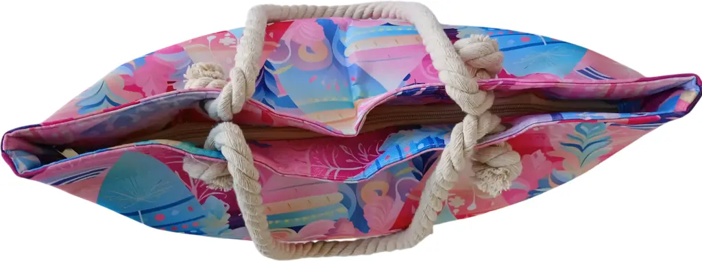 Sac de plage épaulière corde souple (Chapeau lunette Bahamas)