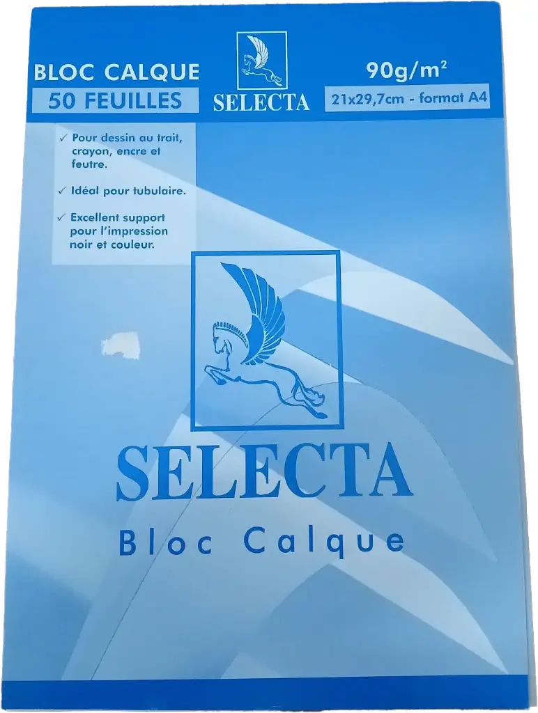 Bloc de calque [50 feuille] SELECTA