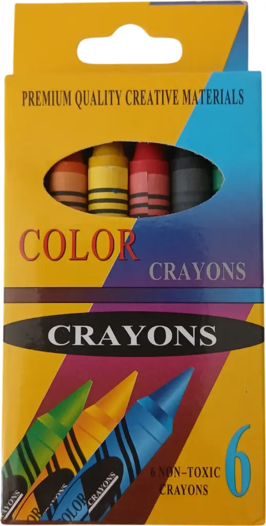 Crayon pastel [6 crayons] 9 cm