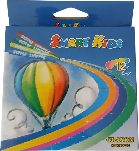 [FS254] Crayon pastel [12 crayons] 9 cm SMART KIDS