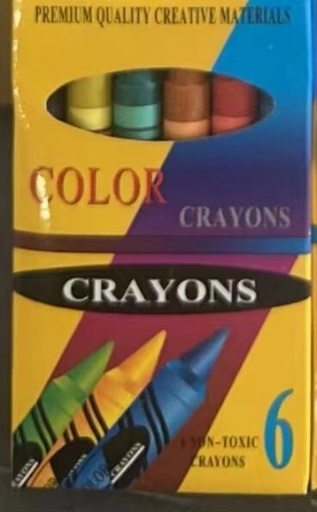 [FS720] Crayon pastel [6 crayons] 9 cm