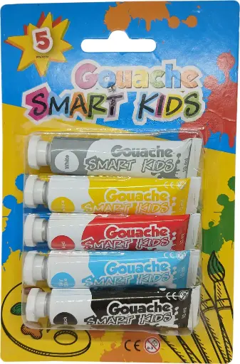[FS215] Gouache de 5 tubes SMART KIDS