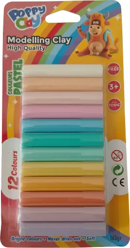 [FS1024] Pâte à modeler de12 SOFT 165GR