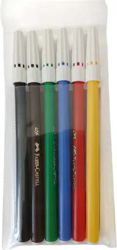 [ST24] Poche de 6 feutres FABER-CASTEL