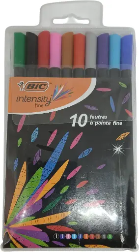 [BIC : intensity] Poche de 10 stylo feutre intensity BIC