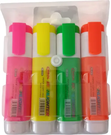 [NBDL : ST79] Poche de 4 stylos fluorescent NBDL