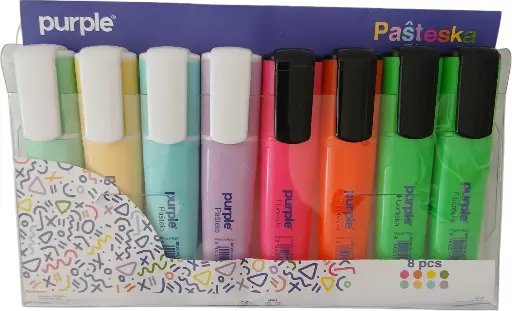 [PASTESKA : FS756] Poche de 8 stylo fluorescent PASTESKA