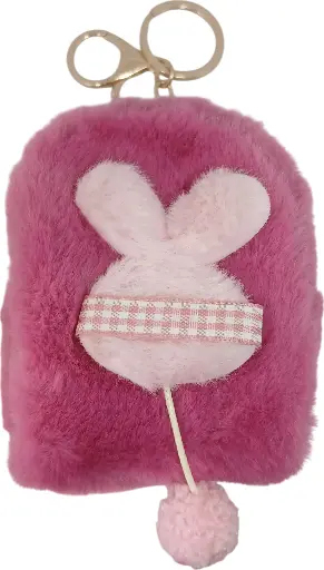 Porte-monnaie peluché lapin simple